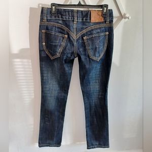 Rare Low Rise Heart Butt Jeans